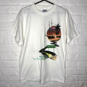 Vintage Margaritaville T Shirt Mens‎ Size Large Caribbean Soul Women To Blame